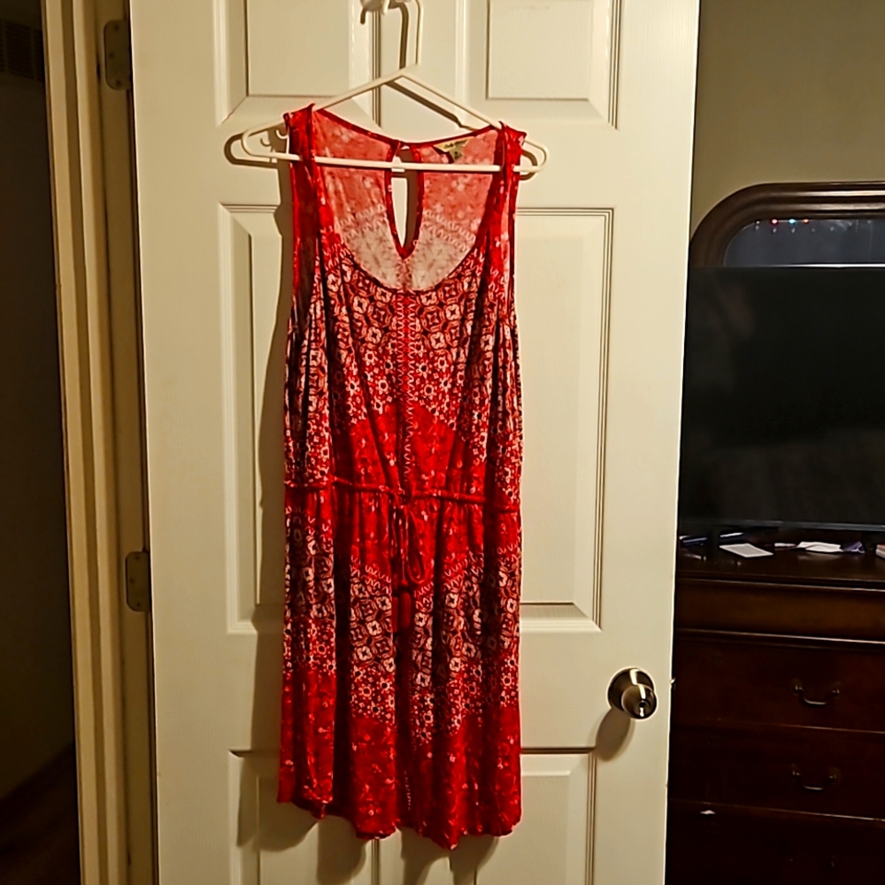 Size XL Lucky Brand red dress